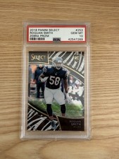 2018 Panini Select Roquan Smith Zebra Prizm #253 RC