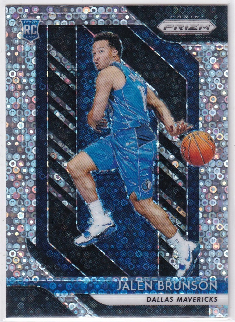 2018-19 Panini Prizm Jalen Brunson Rc Fast Break Prizm No. 250