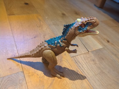 Jurassic World Dominion Roar Strikers Dinosaurier Actionfigur Rajasaurus blau 