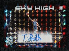 2023 Panini Spectra Interstellar Prizm 10/75 Terquavion Smith #SKY-TQS Auto 0s72