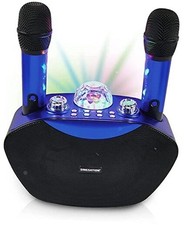 Karaoke Machine, 5.0 Bluetooth Portable Home System Freestyle - Blue Freestyle