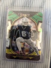 2022 Panini Select - Concourse Donovan Wilson #86 Green & Yellow Prizm Die-Cut