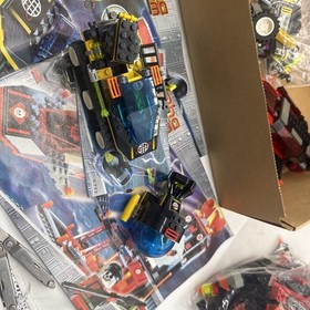 Lego Alpha Team 6776 Ogel Command Center  w/ Box Ships Fast! Bomb Squad See Pics