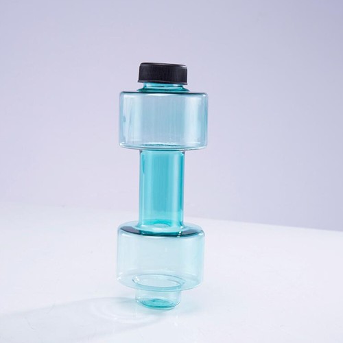 Dumbbell Sports Water Bottle Plastic Space Water Bottle Low Temperature Water - Picture 12 of 12