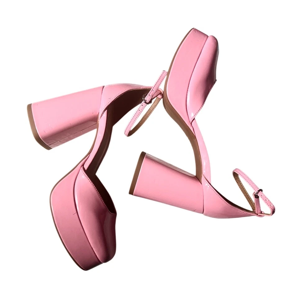 plataformas en ROSA ~ Zapatos Sam & Libby con tiras | talla 7,5 Foto 2 de 4