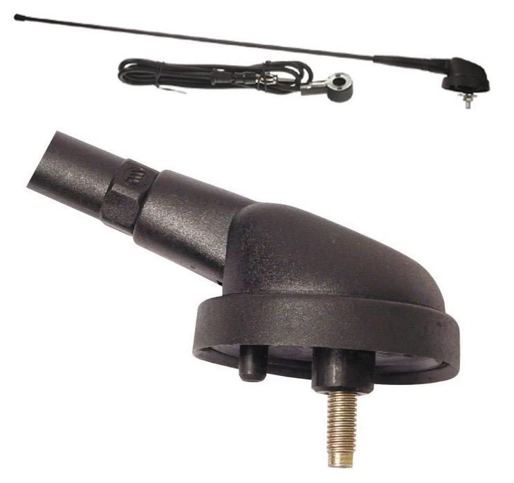 Pour Fiat Seicento Bravo Brava avant Voiture Toit Antenne + Base Et Câble - Photo 1/1