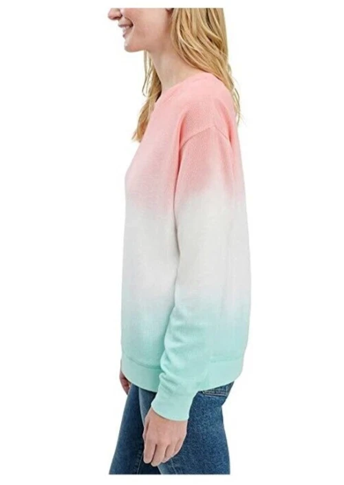 Nuevo con etiquetas Espléndido Top Térmico Para Mujer Tie Dye Tejido Waffle Manga Larga Talla XL $60 UU077 Foto 2 de 3