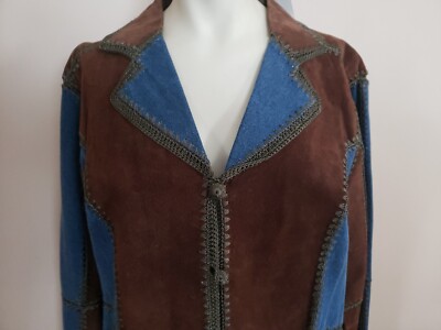 SUEDE ESSENTIALS  NEW  WOMEN S TRENCH  SIZE L