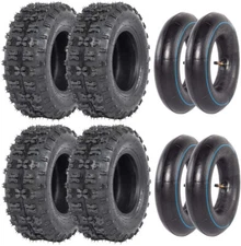 4 Set 13x5.00-6 Tire and Inner Tube Sets for Razor Dirt Quad Go Kart ATV Scooter