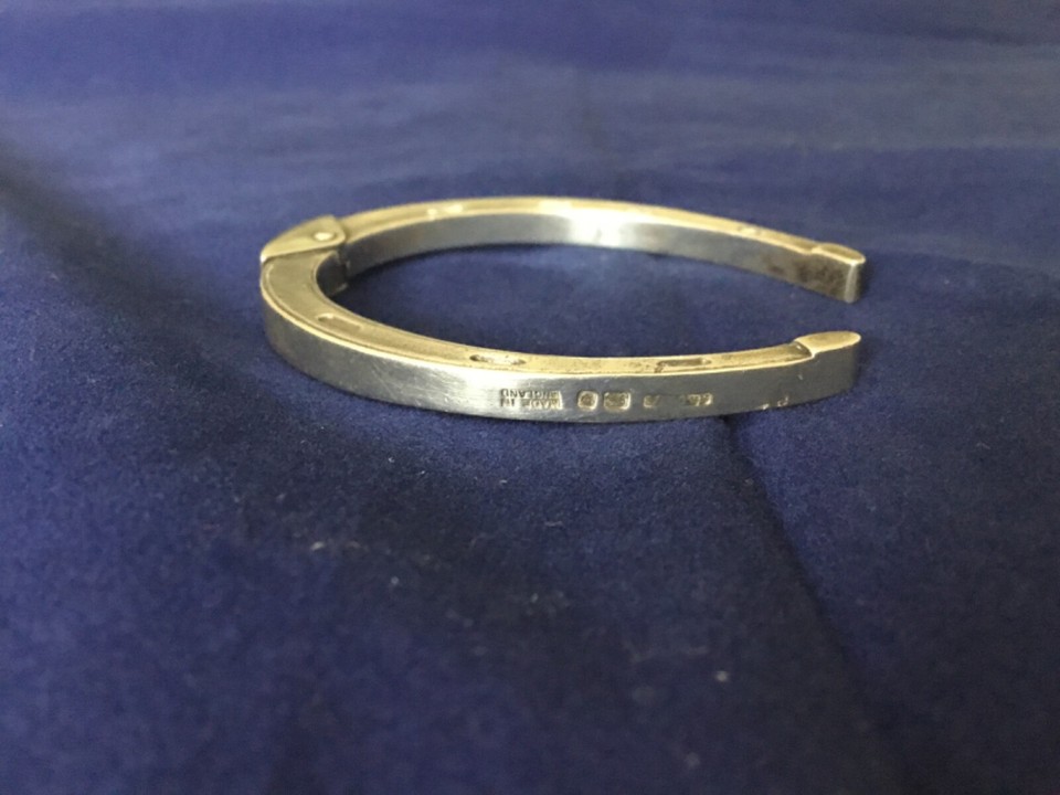 Rare horse shoe Asprey silver sugar tongs eBay