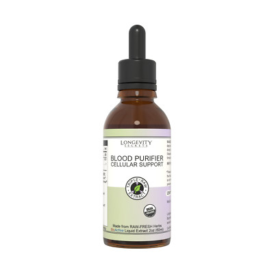Blood Purifier: Made from Raw-Fresh-Organic Herbs