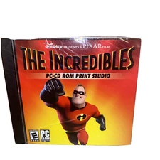 The Incredibles PC-CD ROM Print Studio Disney Pixar (Win 98/Me/XP) (Sealed)