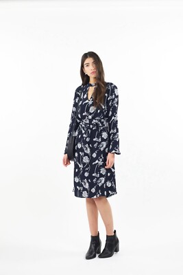 knee length dresses for ladies Sakura Fubuki Sleeveless Dress by Blue Blue Japan- La Garçonne