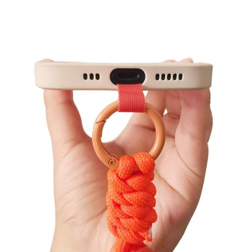 Key Holder Phone Woven Lanyard with Patch Woven Phone Rope Phone Accessories - 第 9/19 張圖片