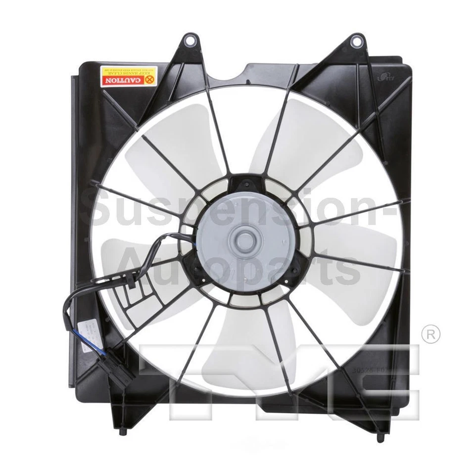 Левый вентилятор охлаждения двигателя TYC подходит для Honda Accord Crosstour 2010 2011 годов выпуска - Изображение 2 из 3