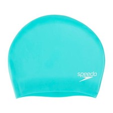Speedo Long Hair Cap Badekappe Schwimmkappe für lange Haare Badehaube SPEARMINT