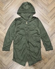 Ralph Lauren Denim & Supply Full Zip Mid Length Green Windbreaker Women’s L