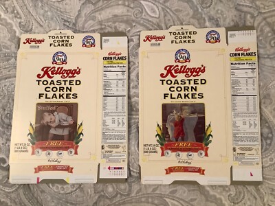 VTG 1995 Kelloggs Toasted Corn Flakes Collector Series 1 and 2 Unused QA Samples
