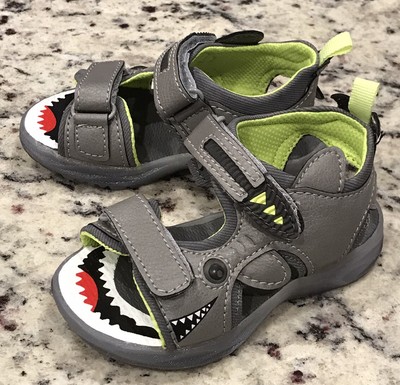 carter's shark sandals