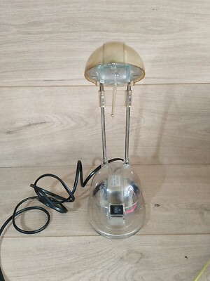 Vintage Ringbeleuchtung Schreibtischlampe klar Halogen Teleskop