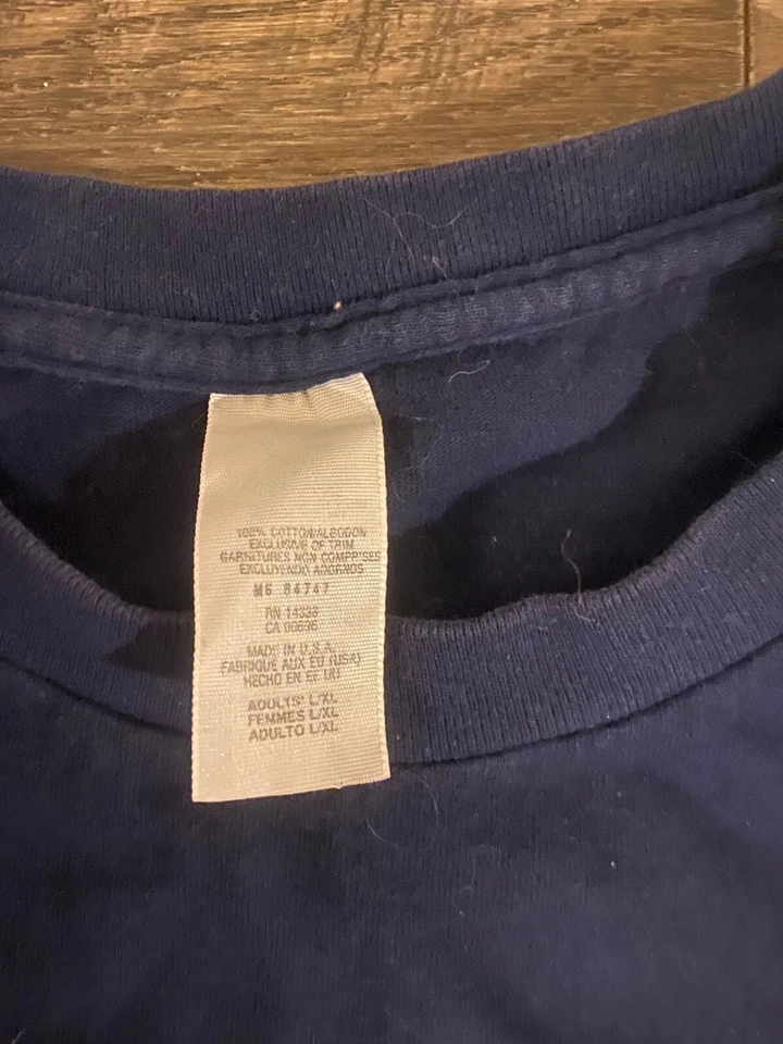 Top corto de colección Danskin azul marino L/XL para mujer hecho en EE. UU. Ropa deportiva de balletcore años 90 Foto 2 de 4