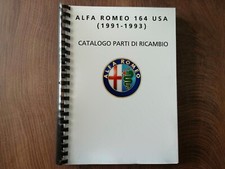 ALFA ROMEO 164 USA 1991-1993 Catalogo Parti di Ricambio  N-0
