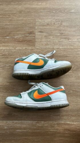 Nike Dunk Low "NY vs NY" Jungen Sneaker Größe 7,5 weiß orange grün Schuhe - Bild 4 von 5