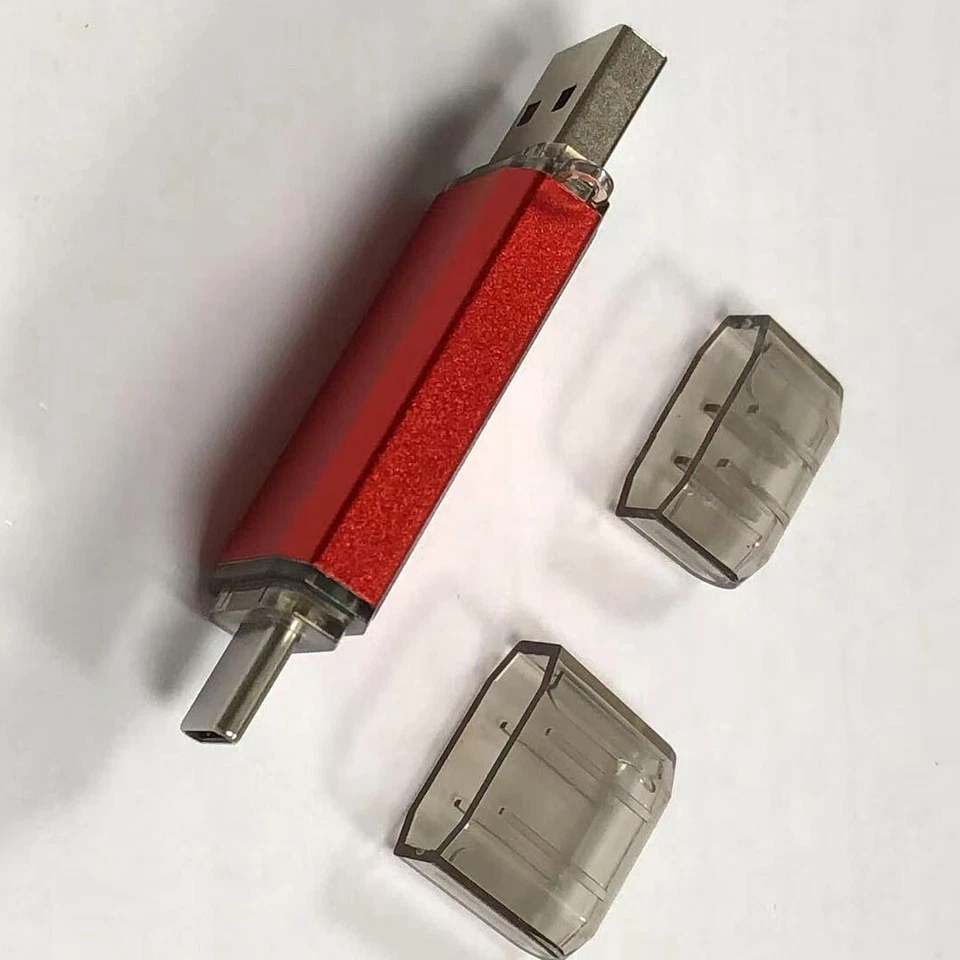 USB Type C Red Flash Drive OTG 64GB High-Speed Data Memory Storage for Phone lot - Image 3 of 4