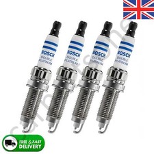 4X Bosch 0242235776 Spark Plugs For Audi A6 2.8 08 to 11 - 101905611A 101905631A