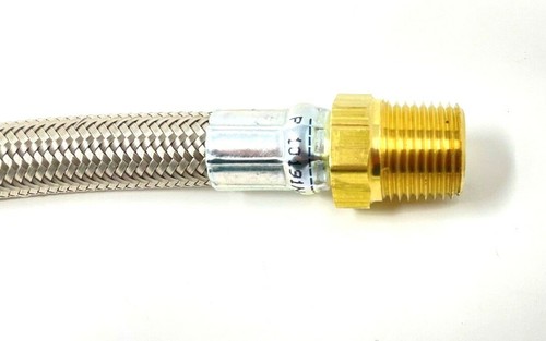 DEWALT 5133620-00 AFTERCOOLER TEFLON HOSE ASSEMBLY OEM PART 20'' X 1/2'' MPT - Picture 4 of 5
