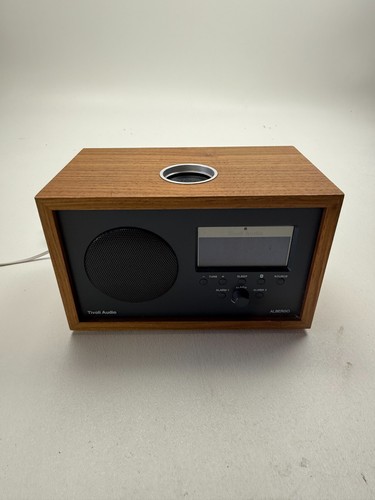 Tivoli Audio Albergo Wood AM/FM/BT Clock Radio w/ AC Power Adapter, No Remote - Picture 2 of 7