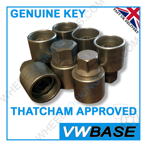 Wheel Locking Key For Volkswagen - Key Number 626 / F LWNK Security Lock Nut Bolt 