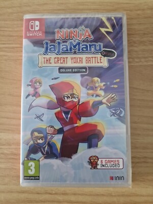 Ninja JaJaMaru: The Great Yokai Battle - Deluxe Edition (Switch, 2023, New)