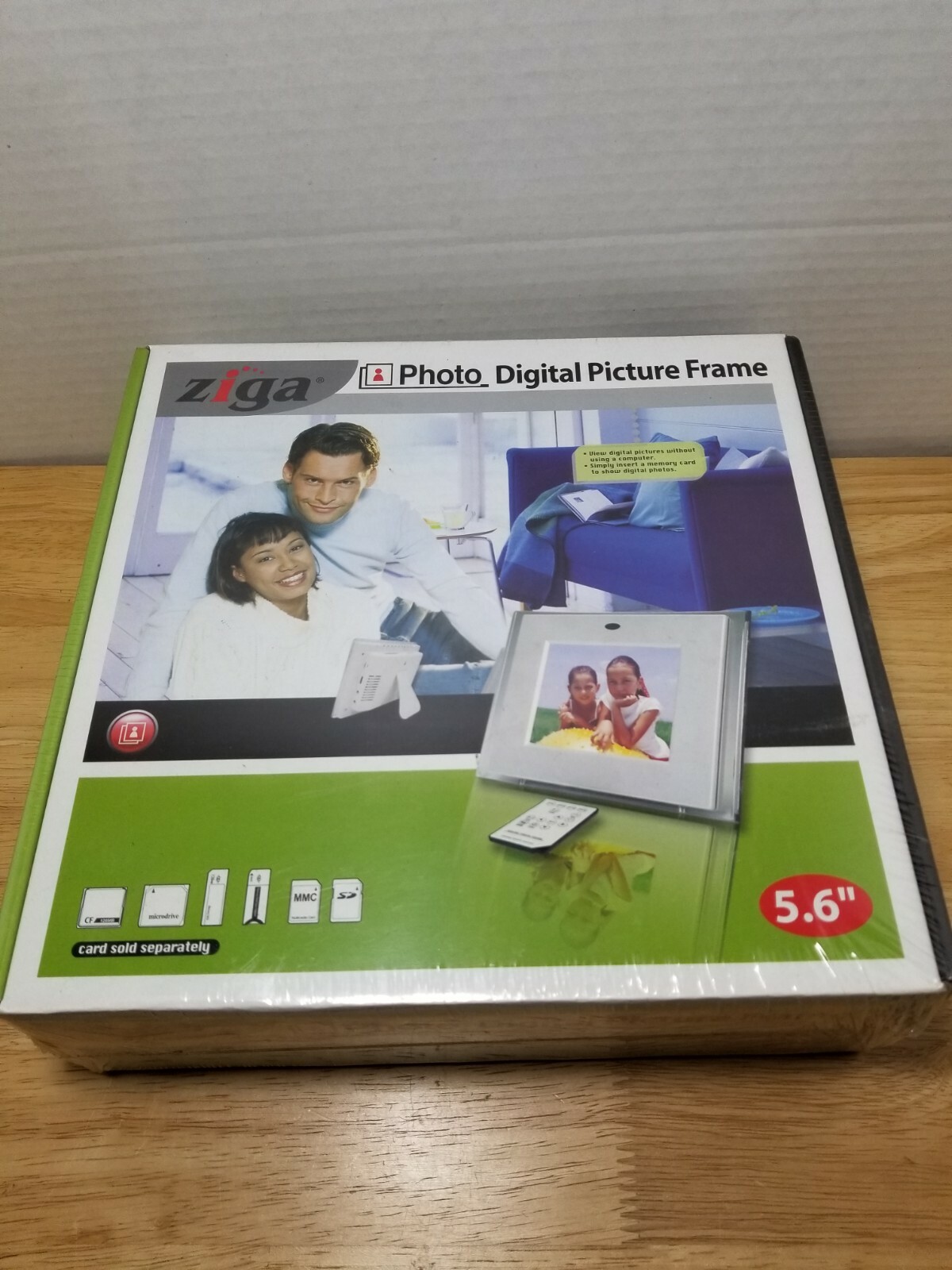 Ziga 56 LCD Screen Digital Photo Picture Frame 6" Digital Picture Frame for sale online eBay