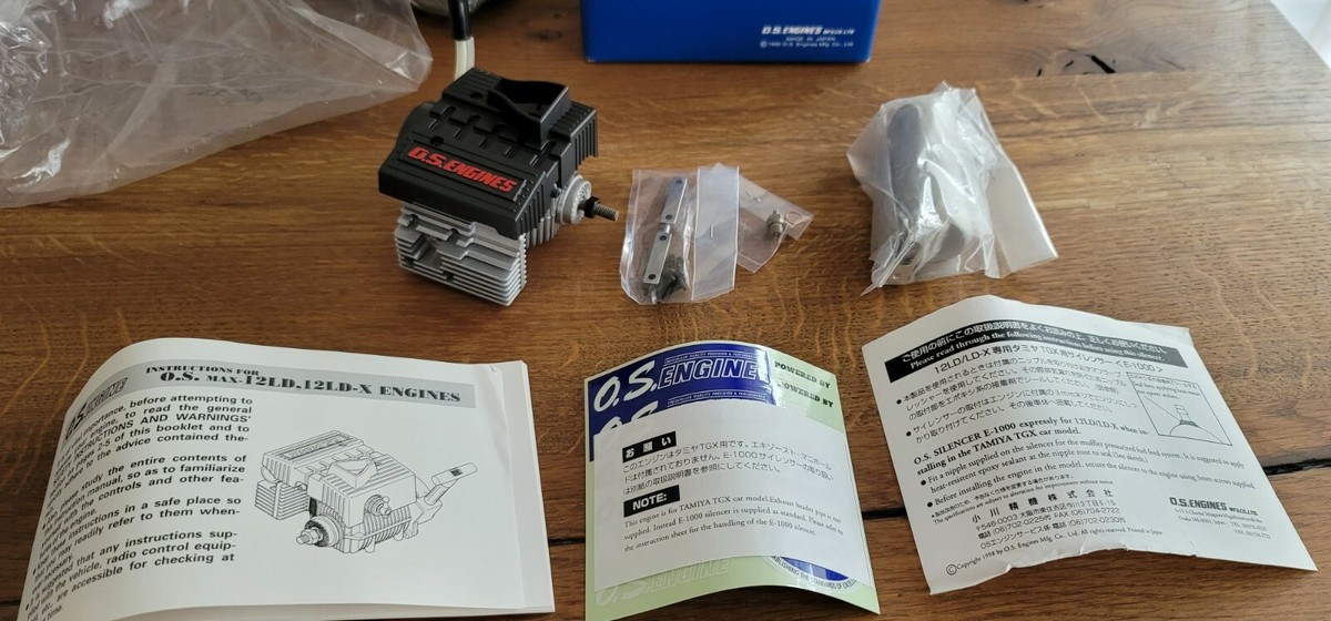 OS Max 12 LD-X engine with Tamiya TGX exhaust | eBay OS Max 12 LD-X engine with Tamiya TGX exhaust | eBay