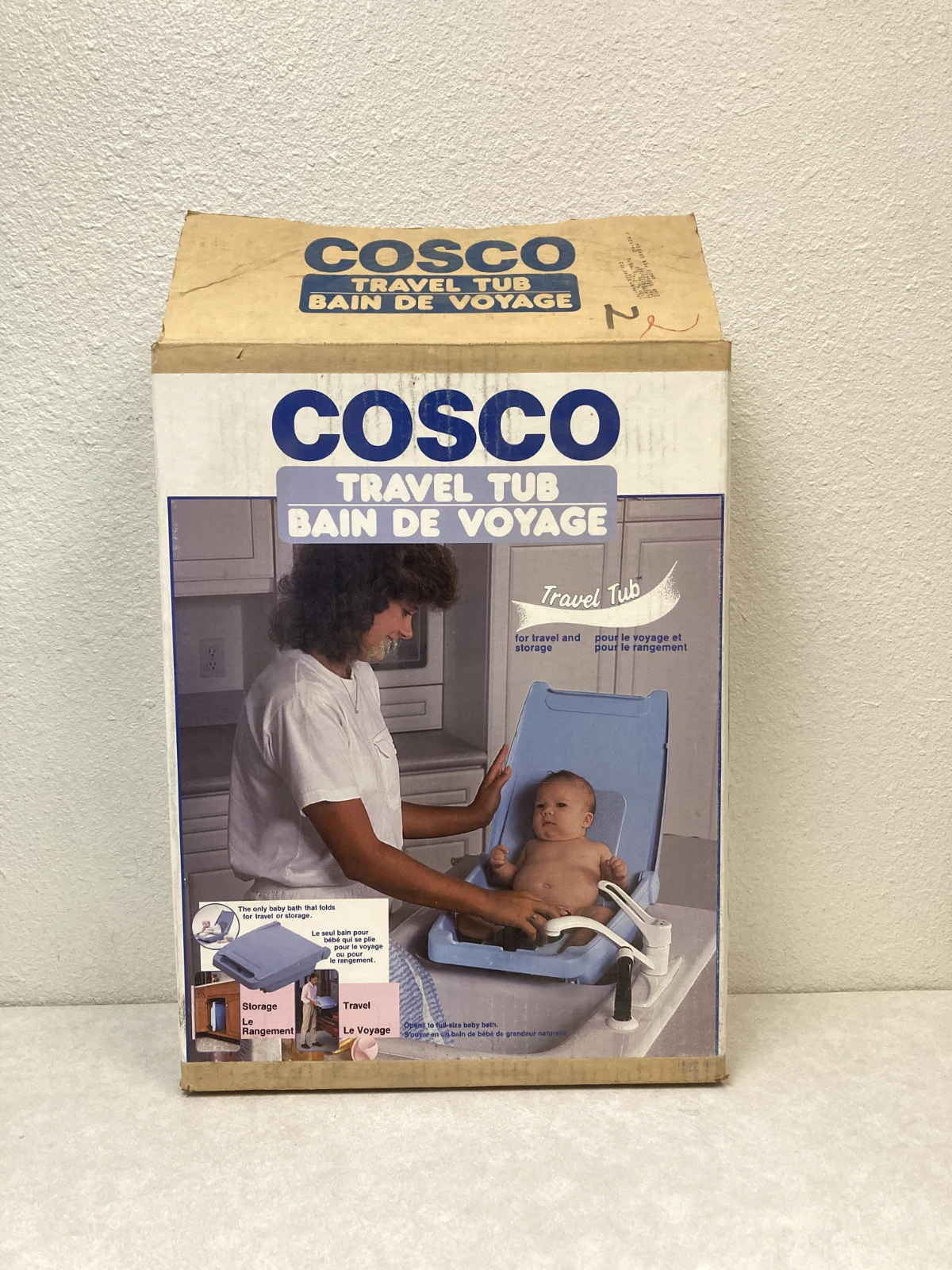 cosco travel tub Box opened