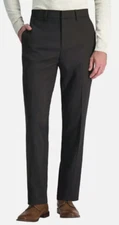 Haggar Men's Premium Flex Dress Pant Black,Brown,DK Gray