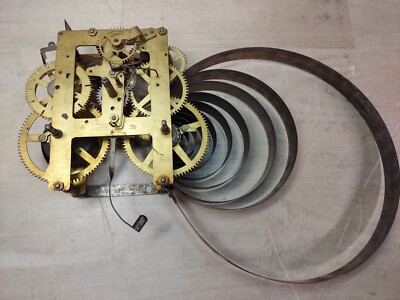 Vintage Ingraham Clock Mechanism 6-35 Bristol CT