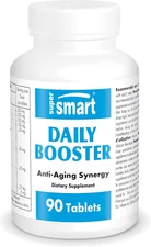 Supersmart Daily Booster - with PQQ, Acetyl L-Carnitine & R-Lipoic Acid - Boost