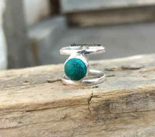 Turquoise Ring,Sterling Silver Ring for Women,Bohemian Jewelry,Boho Si All size
