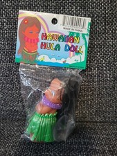 Vintage Hawaiian Hula Girl Rubber Doll Vinyl Skirt 3"