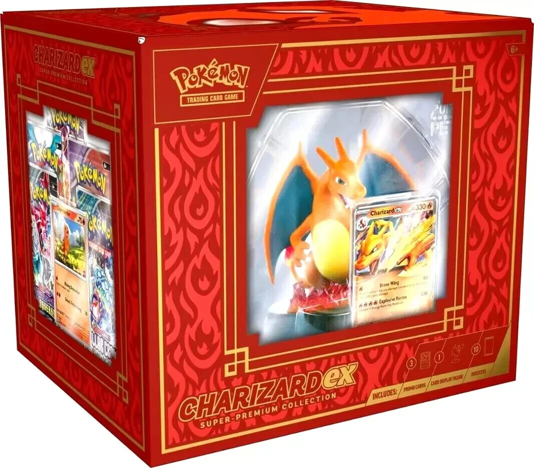 Pokemon TCG Charizard Ex Super Premium Collection Box Sealed New