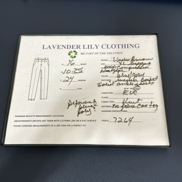 Under Armour Women's XL HeatGear NoSlip Waistband Blue Tonal Print