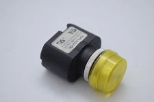 LEDTRONICS RPLH22-00 Holder - LED Panel Mount Yellow Lens 