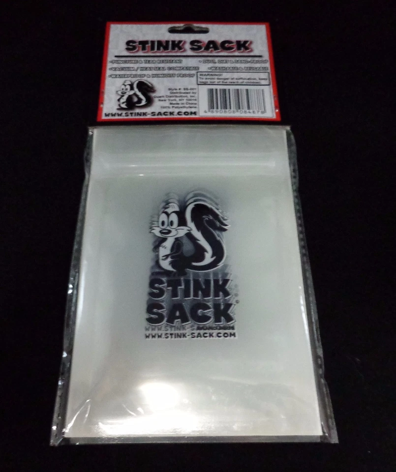 Bolsas apestosas a prueba de olores (x10 bolsas transparentes medianas de 4" X 6") **Envío gratuito** Foto 3 de 3