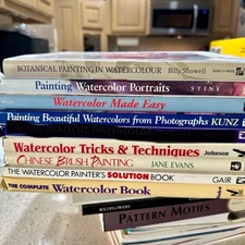 Watercolor books - Hardcover By multiple authors - pick one!