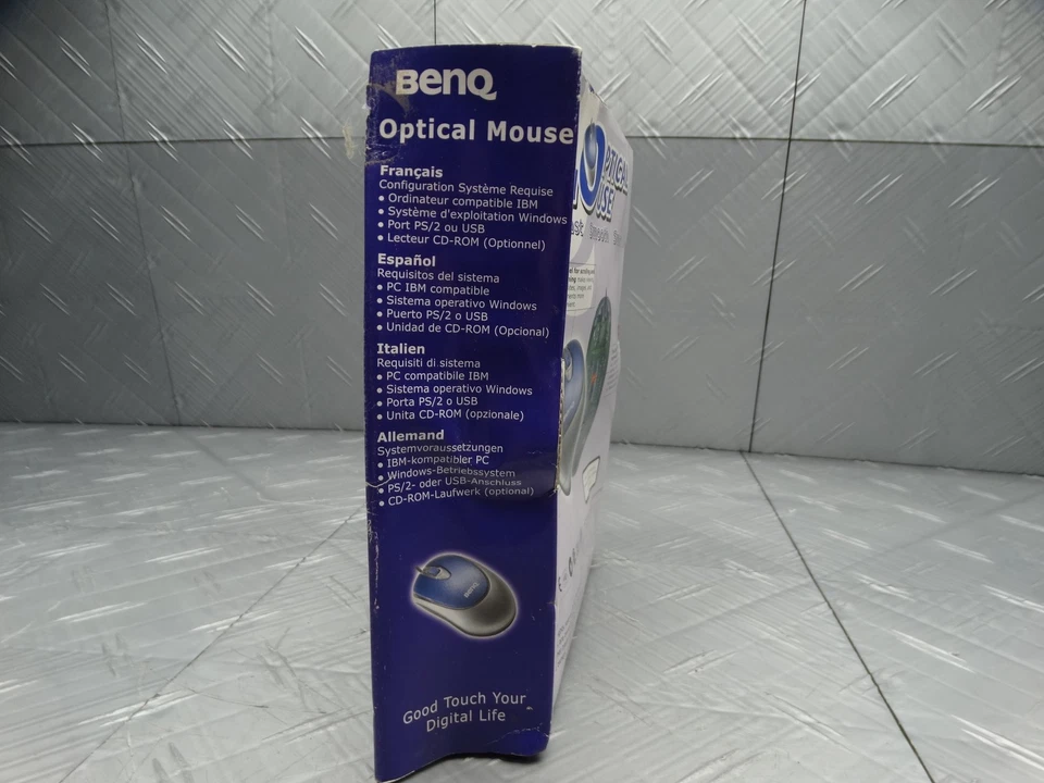 BENQ Optical Mouse Fast Smooth Smart M107 New RARE - Image 4 of 4