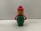 Rare Vintage Fisher Price Little People Snorky Fireman Great Condition