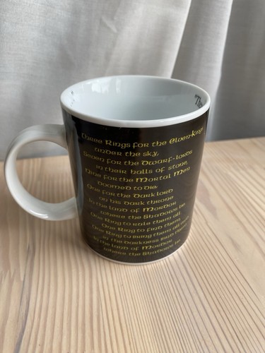 2 x Lord Of The Rings Collectible Mugs Legolas Frodo New Line Cinema 2002 - Picture 11 of 16
