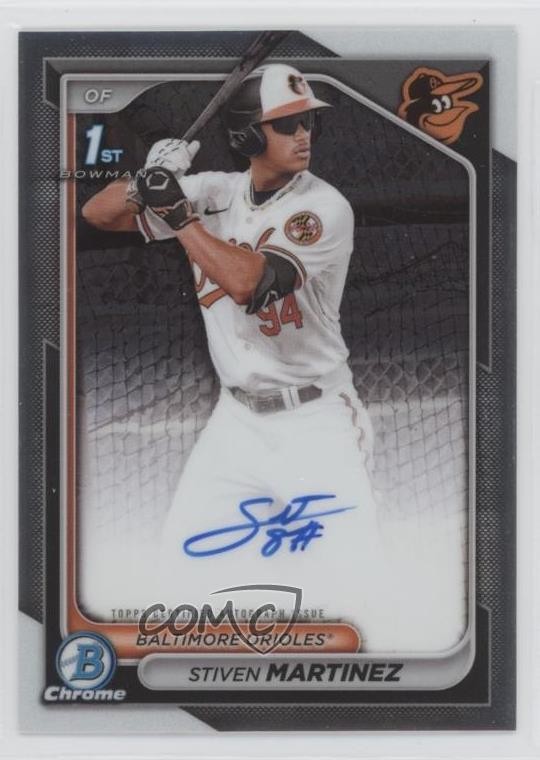 2024 Bowman Chrome Prospect Auto Stiven Martinez #CPA-SM Auto 10k8